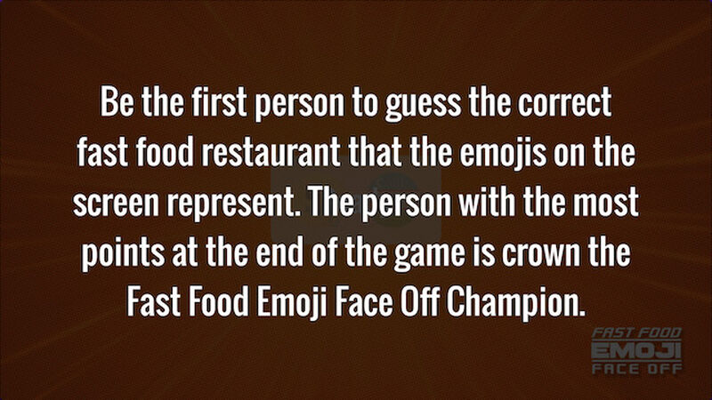 Fast Food Emoji Face Off 2